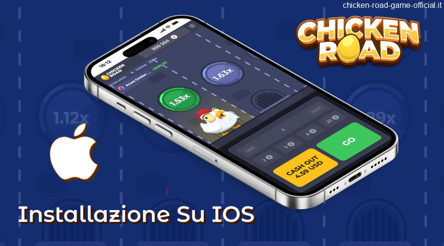 Guida installazione dell'app Chicken Road iOS