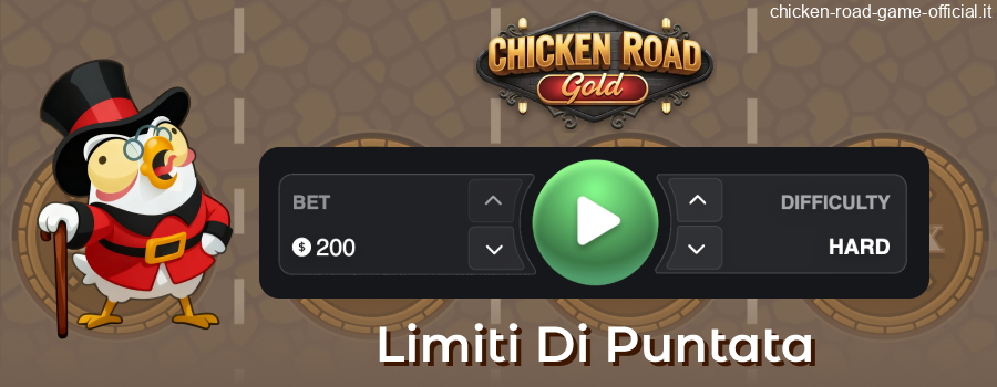 Limiti minimi e massimi di Chicken Road Gold