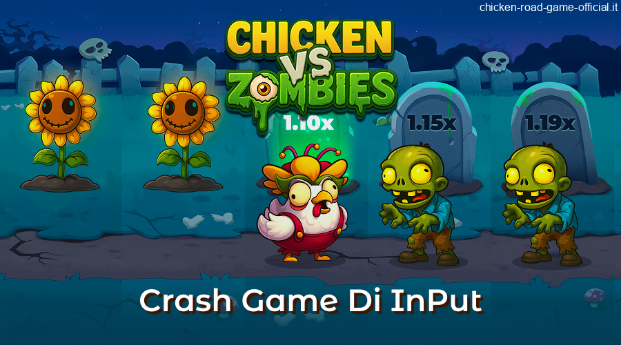 Gioco crash Chicken vs Zombies online in Italia