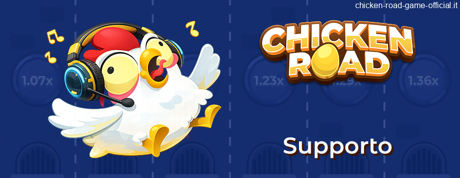 Logo ufficiale per la pagina contatti Chicken Road